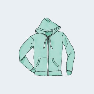 Hoodie with Zipper 80 kg